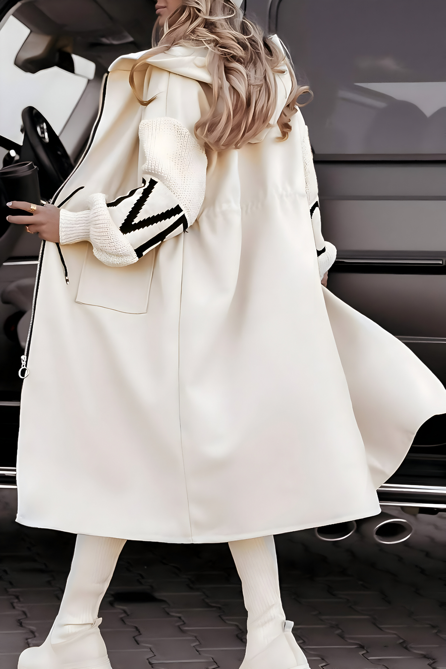 Rosana | Cappotto Elegante con Cappuccio da Donna