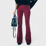 Chloe - Pantaloni flare in velluto a coste