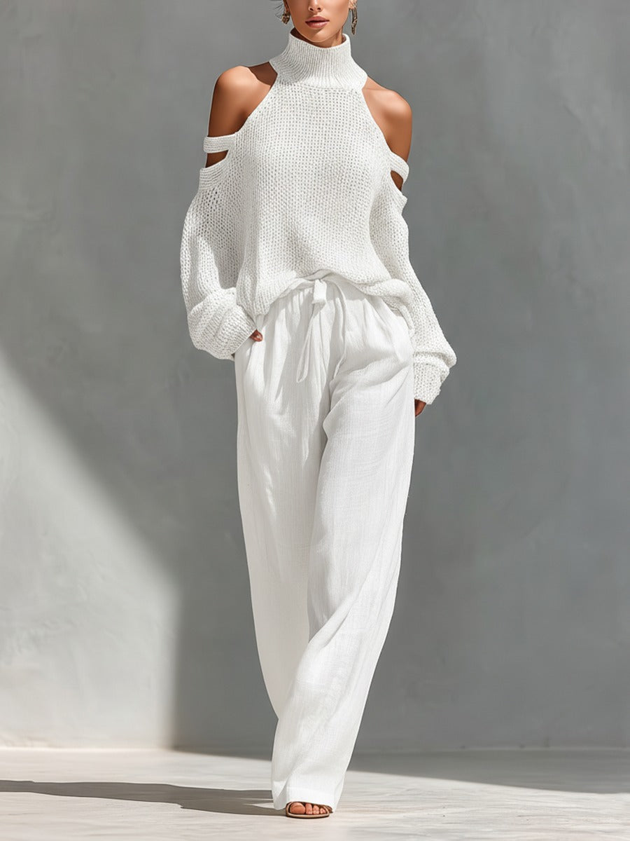 Camilla | Set Moderno in Maglia e Lino da Donna