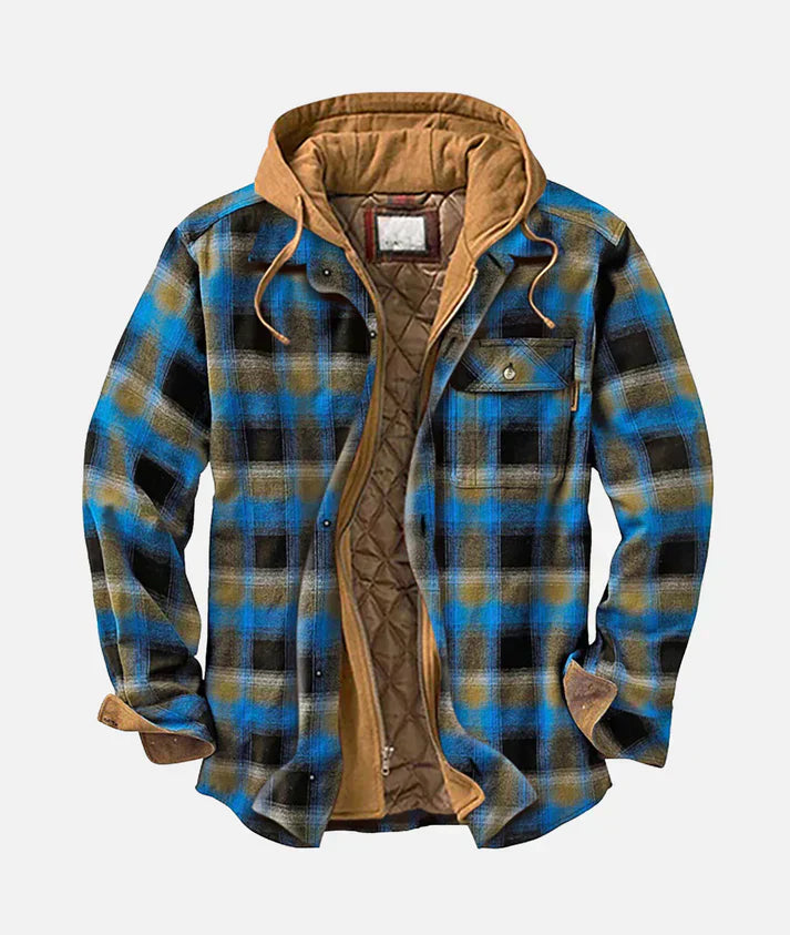 NOHR | Gilet Patchwork a Quadri da Uomo
