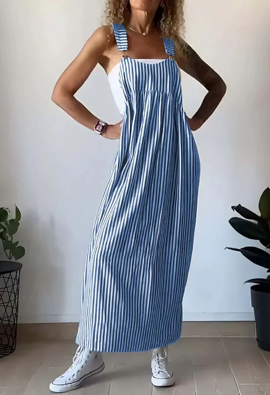 Camille | Tuta Casual a Righe