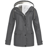 Elvira - Impermeabile con fodera in pile da donna