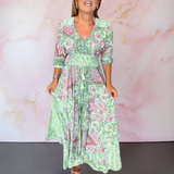Marga™ | Abito estivo elegante con scollo a V