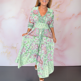 Marga™ | Abito estivo elegante con scollo a V