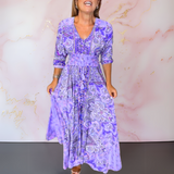 Marga™ | Abito estivo elegante con scollo a V