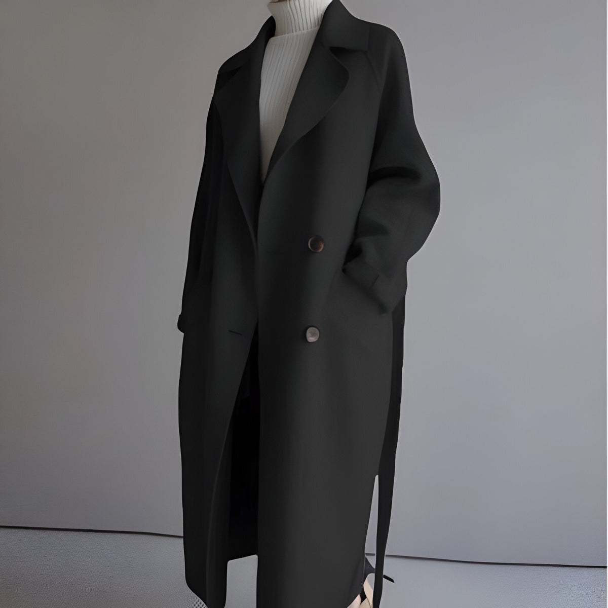 GRACE | Cappotto Elegante con Vita Strutturata da Donna