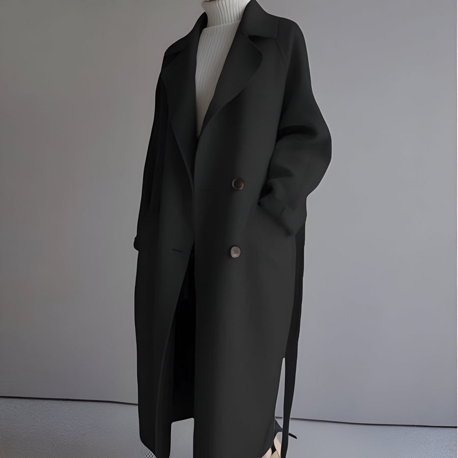 GRACE | Cappotto Elegante con Vita Strutturata da Donna