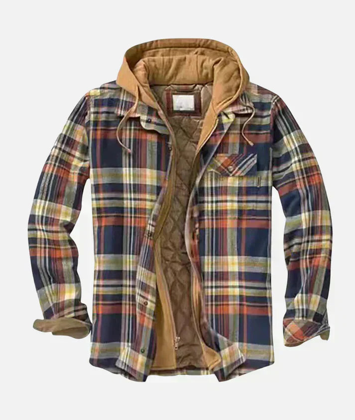 NOHR | Gilet Patchwork a Quadri da Uomo