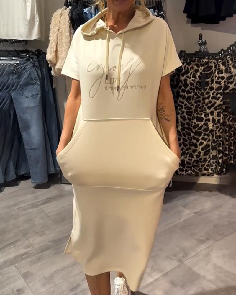 Saskia™ | Abito casual con cappuccio