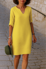 Ria™ | Abito elegante con scollo a V
