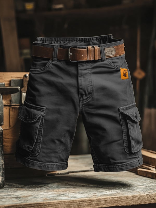 Moxley | Pantaloni cargo retro vintage con molteplici tasche per uomo