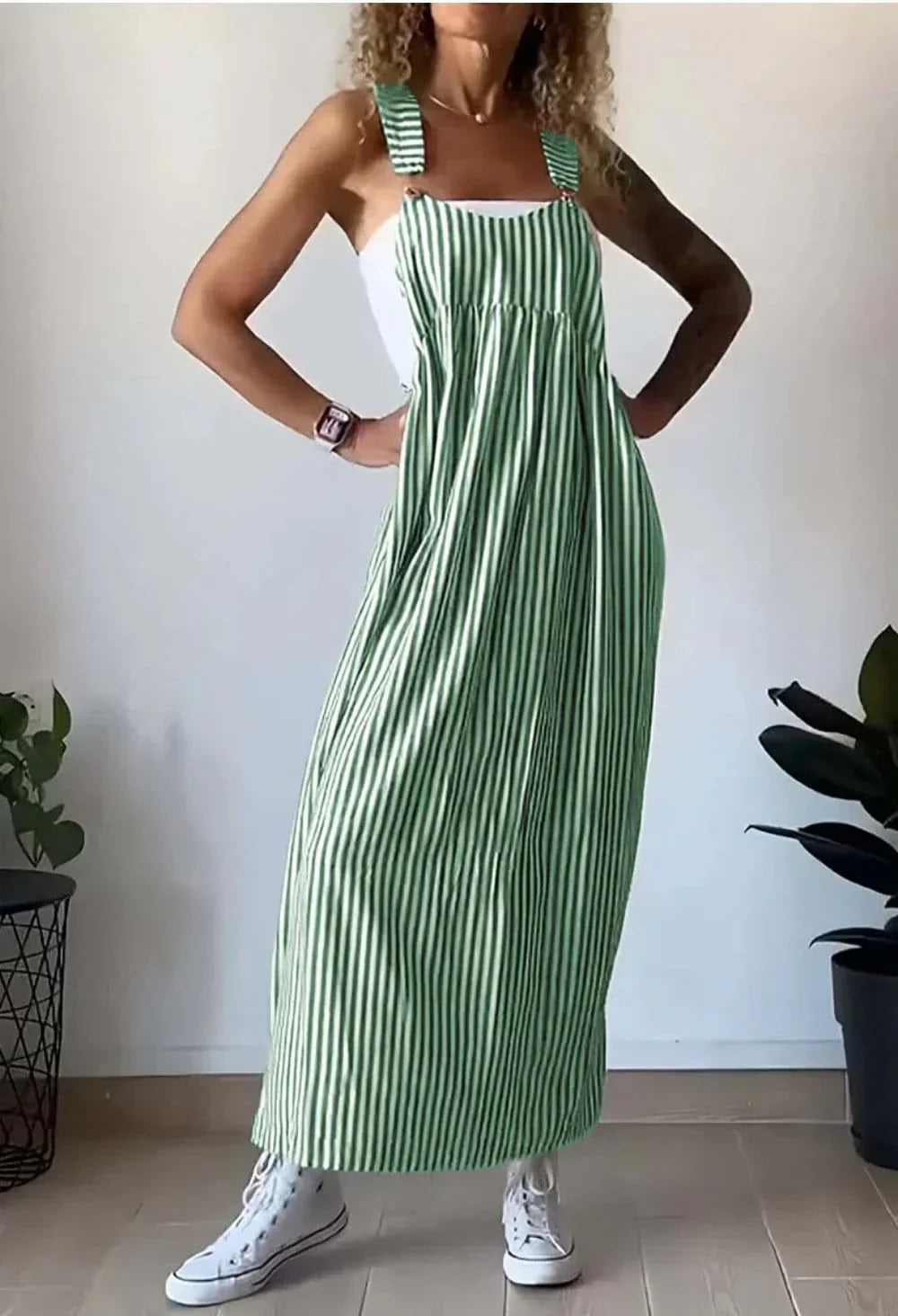 Camille | Tuta Casual a Righe