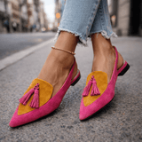 Lorena - Sandali con cinturini e nappine da donna