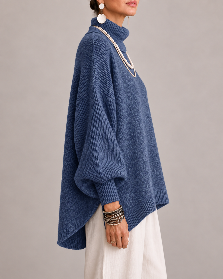 Kathleen | Maglione Elegante a Collo Alto per Donna
