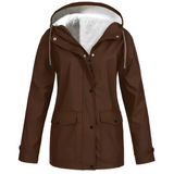 Elvira - Impermeabile con fodera in pile da donna