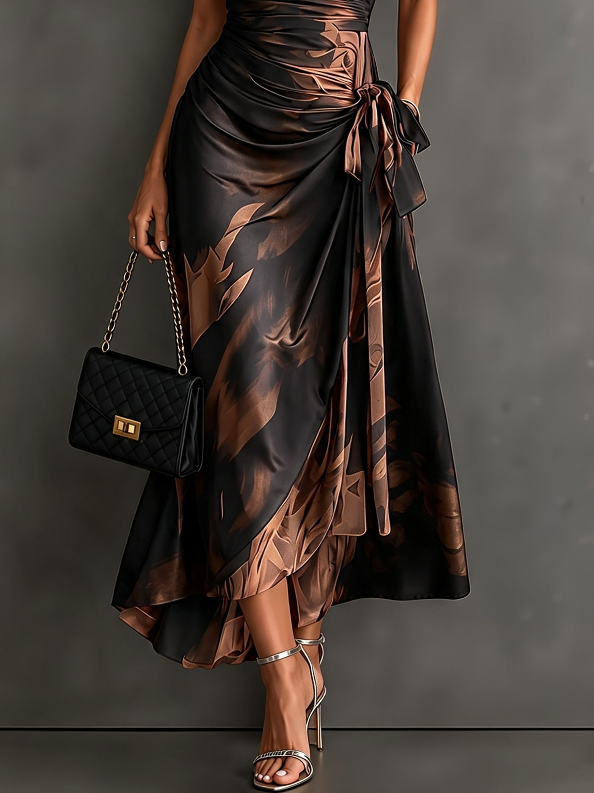 Andréa – Vestito Lungo Incrociato per Donna