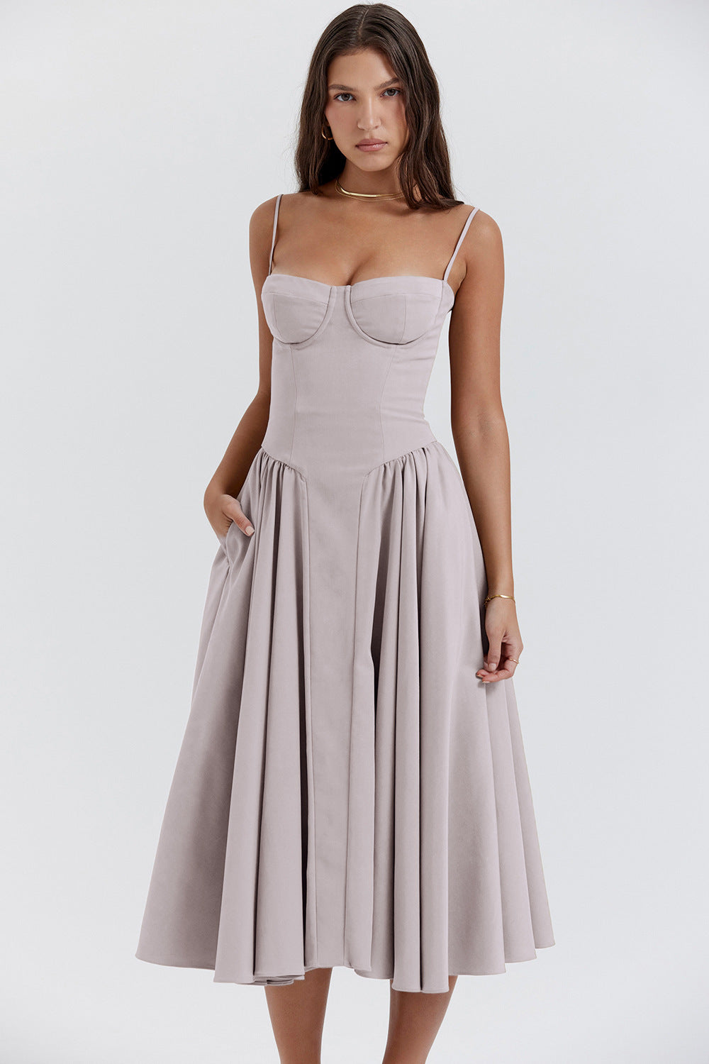 Kiki | Abito Midi Retro da Donna