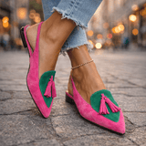 Lorena - Sandali con cinturini e nappine da donna