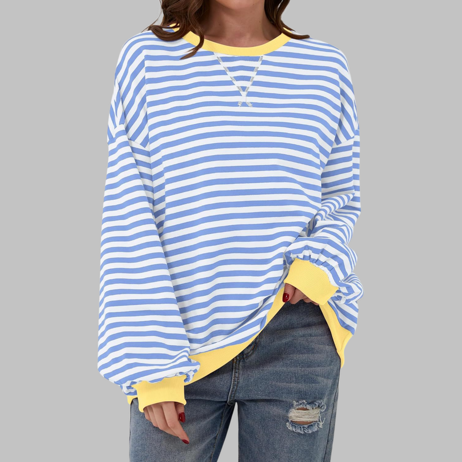 Malin | Maglione listrada con toque descontraído