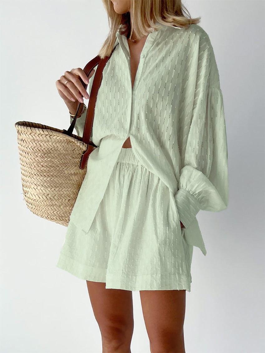 Maud | Set camicia e shorts chic