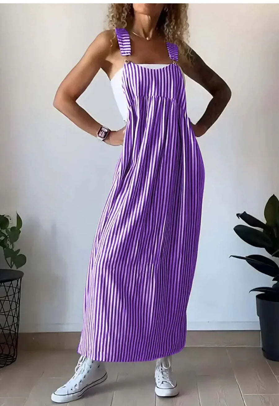 Camille | Tuta Casual a Righe