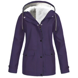 Elvira - Impermeabile con fodera in pile da donna