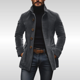 Davide - Cappotto in velluto la coste