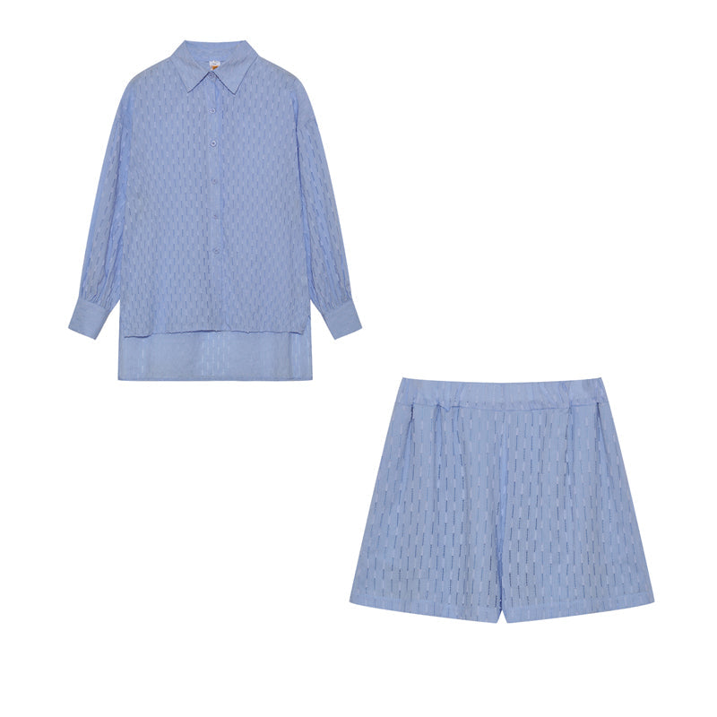 Maud | Set camicia e shorts chic