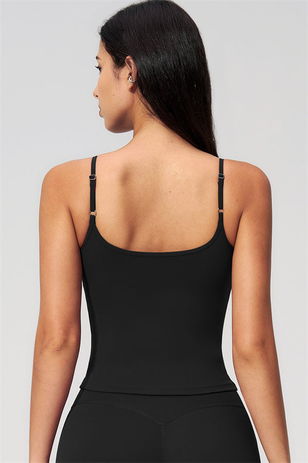 Nexus - Completo Top a Spalline e Pantaloni Corti a Gamba Larga per Donna