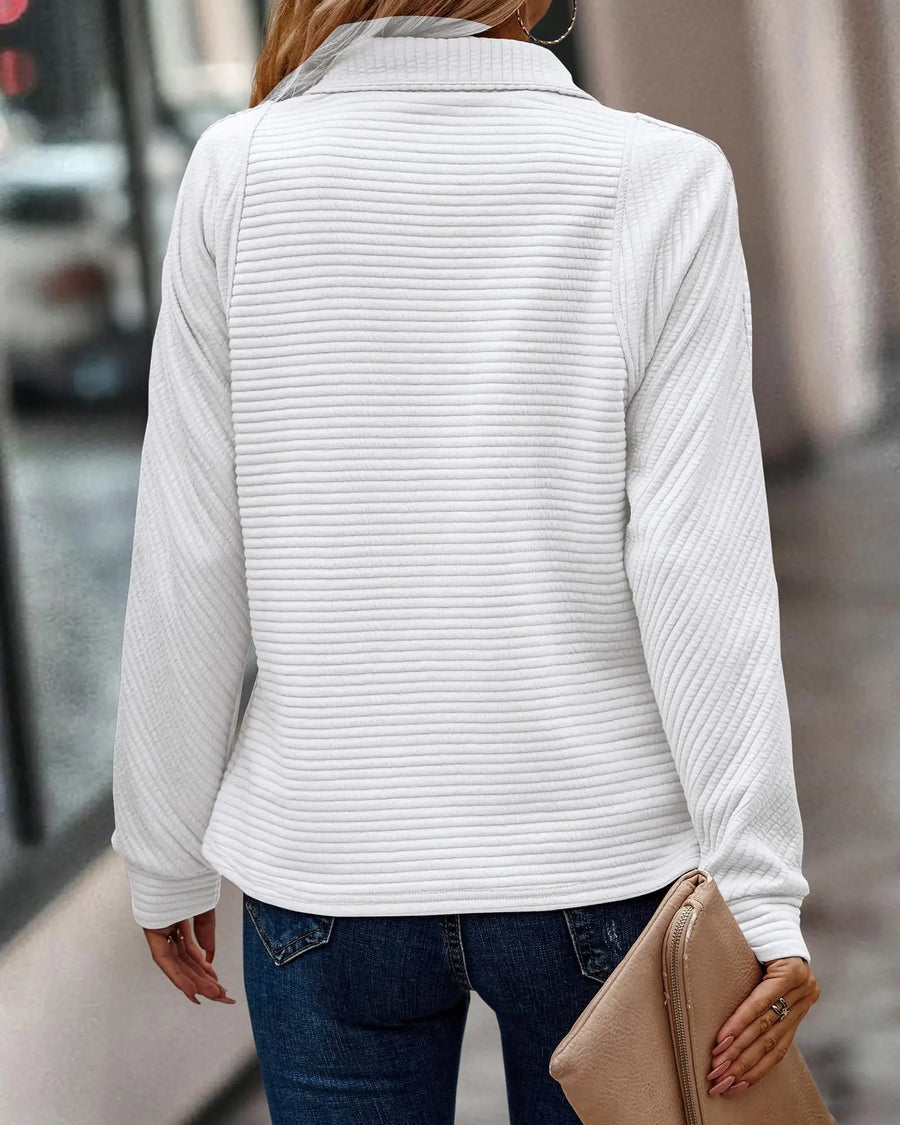 Vilja | Pullover con Mezza Zip da Donna