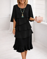 Margaret | Abito Midi con Volantes da donna