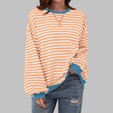 Malin | Maglione listrada con toque descontraído