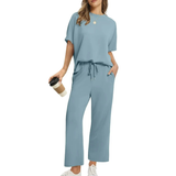 SoftSet | Set Casual di Blusa e Pantaloni da Donna