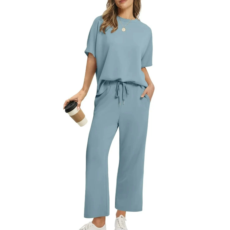 SoftSet | Set Casual di Blusa e Pantaloni da Donna