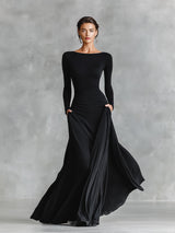 Norfy - Roupa elegante con pregas fluidas