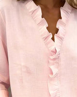 Indie · Blusa di Mulher con volantes e scollo a V