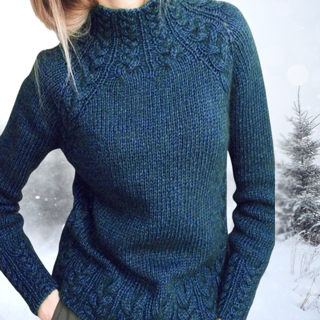 Marijke | Maglione elegante di gola alt