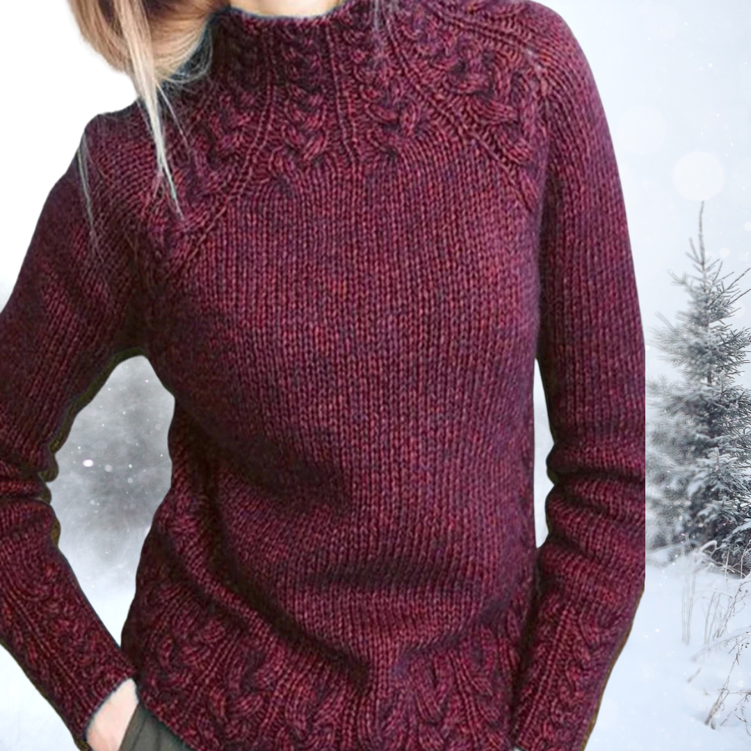 Marijke | Maglione elegante di gola alt