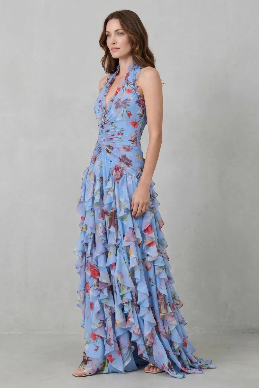 Belladina – Vestito di rose romantiche per Donna