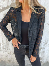 Lena | Blazer in Pizzo Trasparente dalla Struttura Elegante da Donna
