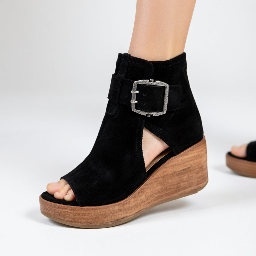 Orélisse - Stivaletti con tacco aperti in stile moderno per Donna