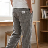 Varel | Pantaloni in velluto a coste con vita elastica per Uomo