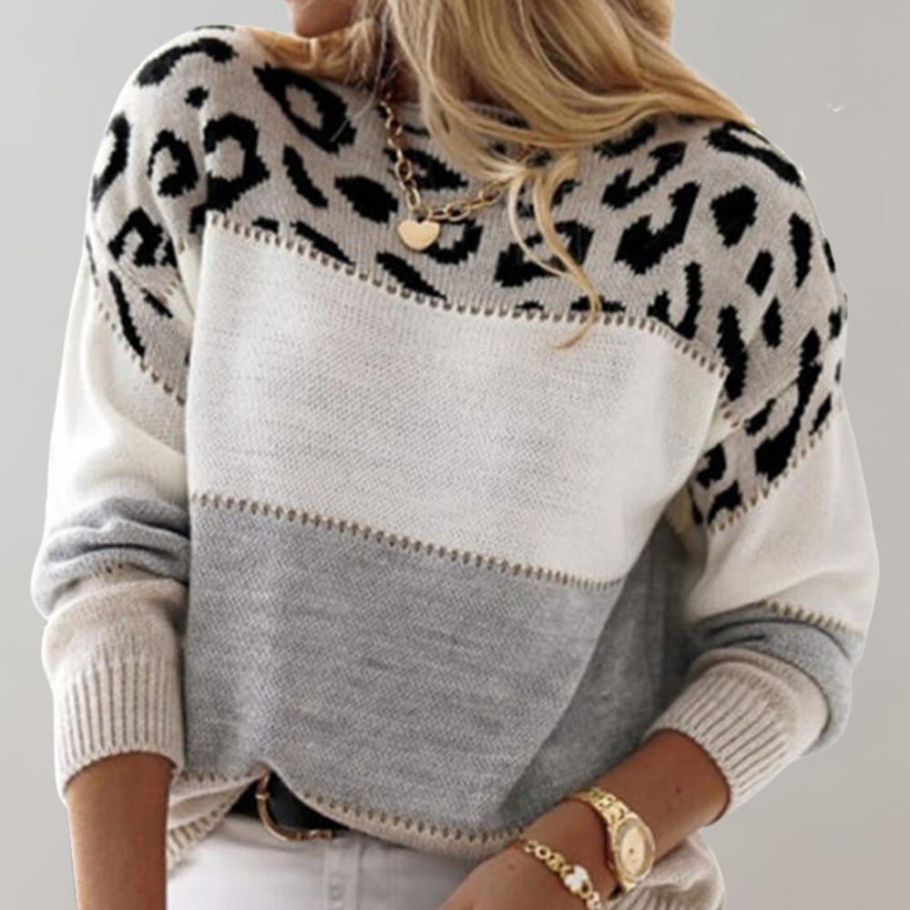 Pasca™ | Maglione in maglia con stampa di oncinha