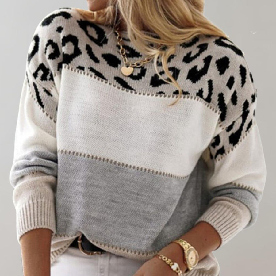 Pasca™ | Maglione in maglia con stampa di oncinha