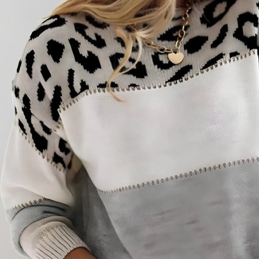 Pasca™ | Maglione in maglia con stampa di oncinha