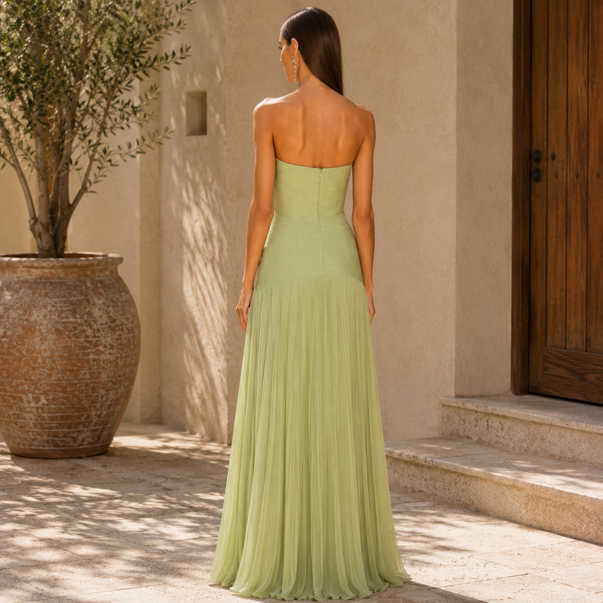 Almudena | Abito Eleganza Sofisticata che Stilizza con Delicatezza da donna