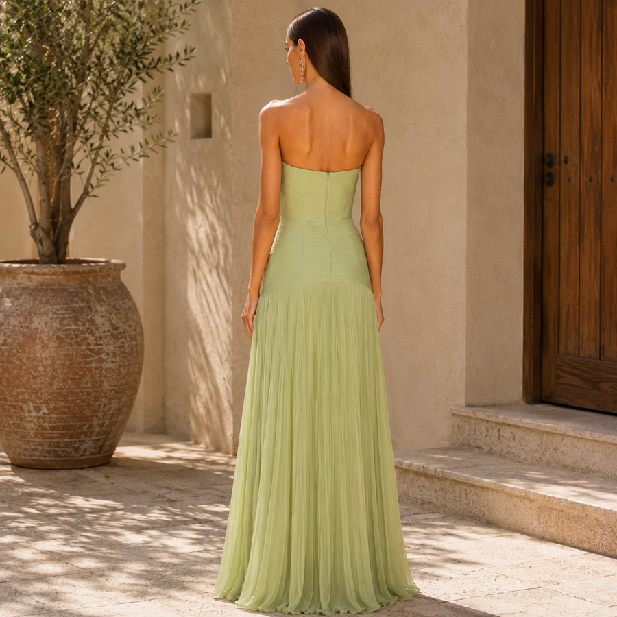 Almudena | Abito Eleganza Sofisticata che Stilizza con Delicatezza da donna