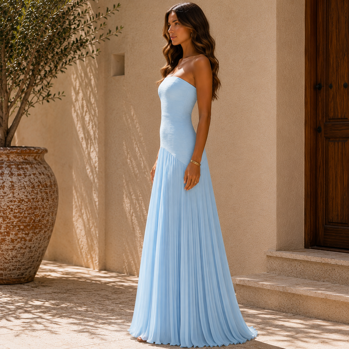 Almudena | Abito Eleganza Sofisticata che Stilizza con Delicatezza da donna