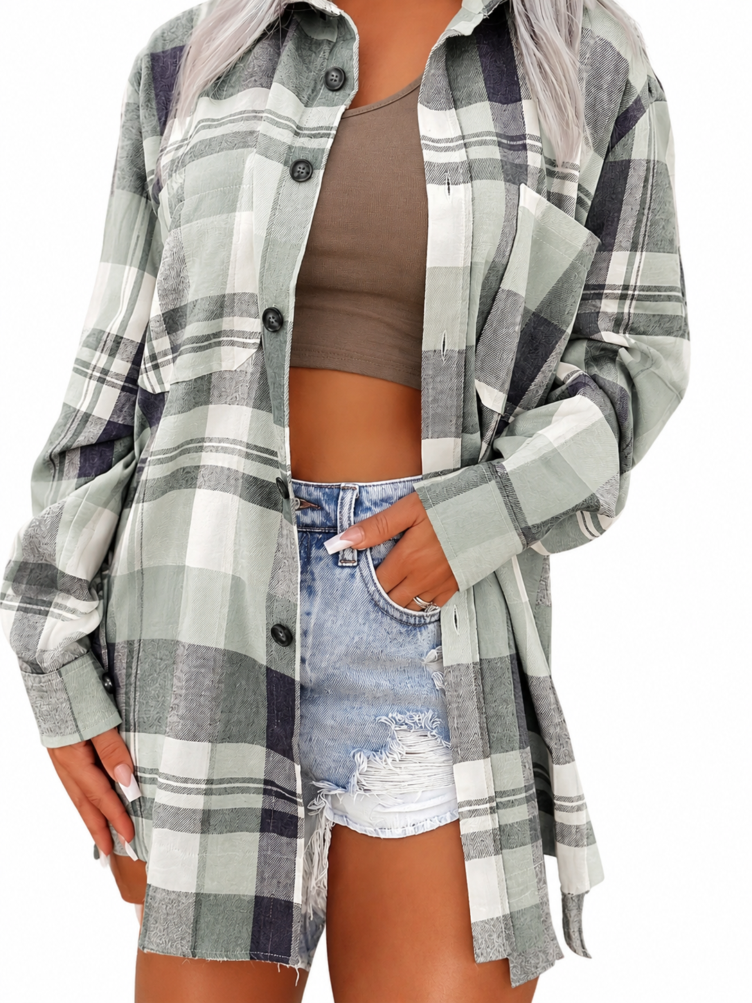 CHELA | CAMICIA ESTIVA A MANICA LUNGA PER DONNE