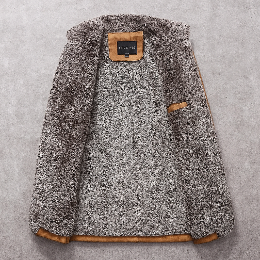 ROS | CAPPOTTO DA UOMO IN CAMOSCIO